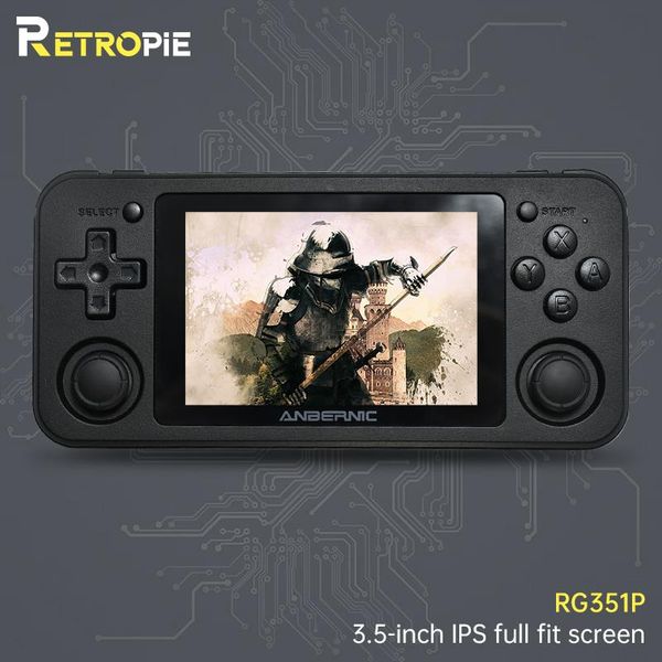 retropie rg351p anbernic retro game console rk3326 linux system pc shell ps1 player portable pocket handheld players