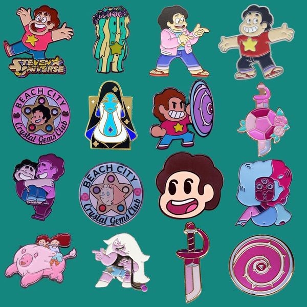 pins, brooches steven quartz universe enamel pins brooch collecting boy lapel badges men women fashion jewelry gifts adorn backpack collar, Gray
pins, brooches steven quartz universe enamel pins brooch collecting boy lapel badges men women fashion jewelry gifts adorn backpack collar, Gray