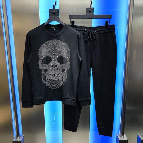 men's tracksuits tracksuit rhinestone skull sets sweatshirt hip hop casual hoodie + pants pullover autumn winter, Gray
men's tracksuits tracksuit rhinestone skull sets sweatshirt hip hop casual hoodie + pants pullover autumn winter, Gray