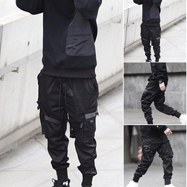 men's pants casual harem joggers sweatpants hip hop trousers multi-pocket cargo zpt5, Black
men's pants casual harem joggers sweatpants hip hop trousers multi-pocket cargo zpt5, Black