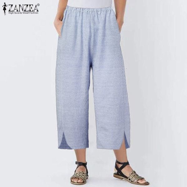women's pants & capris casual harem trousers women long elastic waist vintage striped plus size pantalon split turnip 9jto, Black;white
women's pants & capris casual harem trousers women long elastic waist vintage striped plus size pantalon split turnip 9jto, Black;white