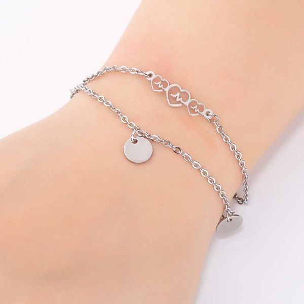 charm bracelets fashion ladies bracelet double layer stainless steel jewelry creative hollow love girl friendship gift, Golden;silver
charm bracelets fashion ladies bracelet double layer stainless steel jewelry creative hollow love girl friendship gift, Golden;silver