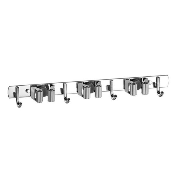 hooks & rails wall mounted broom holder anti-rust steel mop brush mops storage hanger with hook multifunctional kitchen bathroom organizer
hooks & rails wall mounted broom holder anti-rust steel mop brush mops storage hanger with hook multifunctional kitchen bathroom organizer
