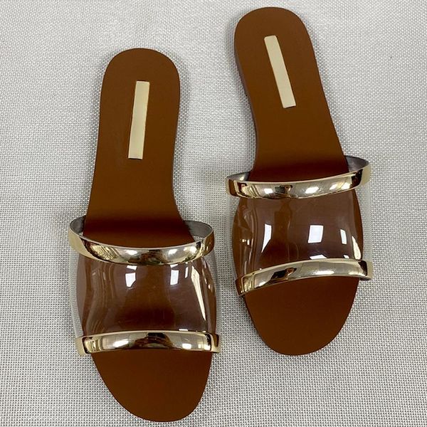 women luxury slippers 2021 fashion summer slides ladies pvc transparent flat heels shoes open toed sandals big size 40 41, Black
women luxury slippers 2021 fashion summer slides ladies pvc transparent flat heels shoes open toed sandals big size 40 41, Black