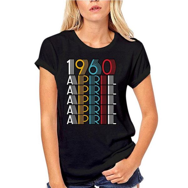 april 1960 retro classic vintage t-shirt 59th birthday gift men's t-shirts, White;black
april 1960 retro classic vintage t-shirt 59th birthday gift men's t-shirts, White;black