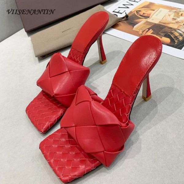 slippers 2021 high-heeled square toe open diamond lattice woven style fashion high-end personality sandals and women, Black
slippers 2021 high-heeled square toe open diamond lattice woven style fashion high-end personality sandals and women, Black
