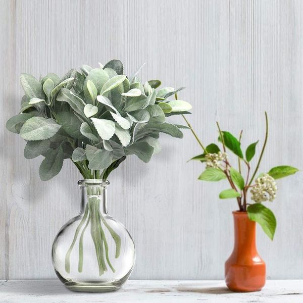 decorative flowers & wreaths mlgb 14pcs artificial flocked greenery leaves short stems faux lambs ear urn filler plants for home wedding
decorative flowers & wreaths mlgb 14pcs artificial flocked greenery leaves short stems faux lambs ear urn filler plants for home wedding