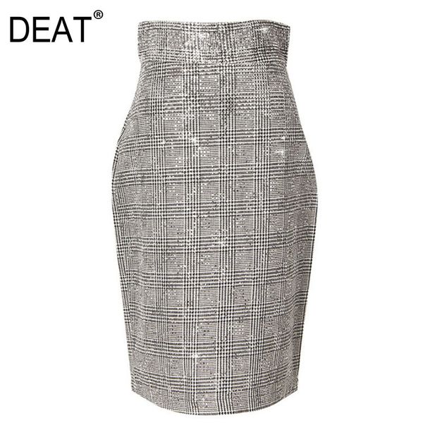 plaid high waist knee length pencil skirt for women y2k temperament sparkling fashion tide spring gx126 210421, Black
plaid high waist knee length pencil skirt for women y2k temperament sparkling fashion tide spring gx126 210421, Black