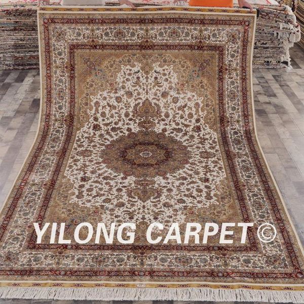 carpets yilong 6'x9' traditional persian handwoven medallion silk rug (qzt03a6x9)
carpets yilong 6'x9' traditional persian handwoven medallion silk rug (qzt03a6x9)