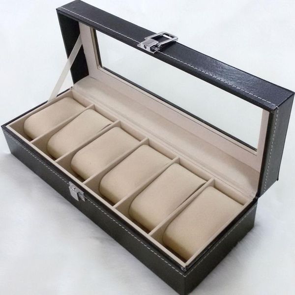 watch boxes & cases jewelry paing bo's and women's box bla needle pattern windowed 6-digit, Black;blue
watch boxes & cases jewelry paing bo's and women's box bla needle pattern windowed 6-digit, Black;blue