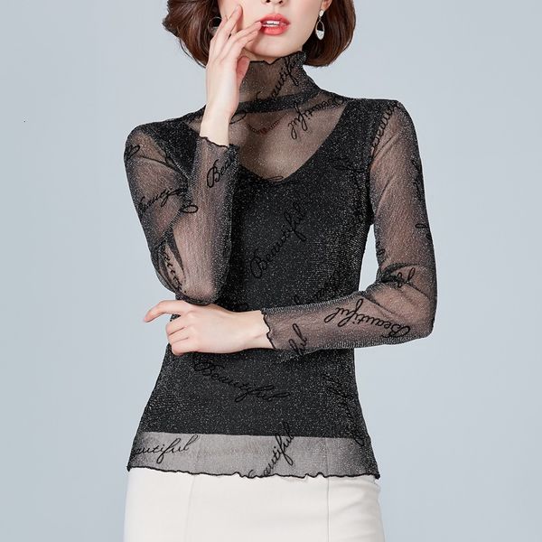 women's blouses & shirts plus size mesh women elegant long sleeve summer ladies and clothes transparent black 0v8w, White
women's blouses & shirts plus size mesh women elegant long sleeve summer ladies and clothes transparent black 0v8w, White