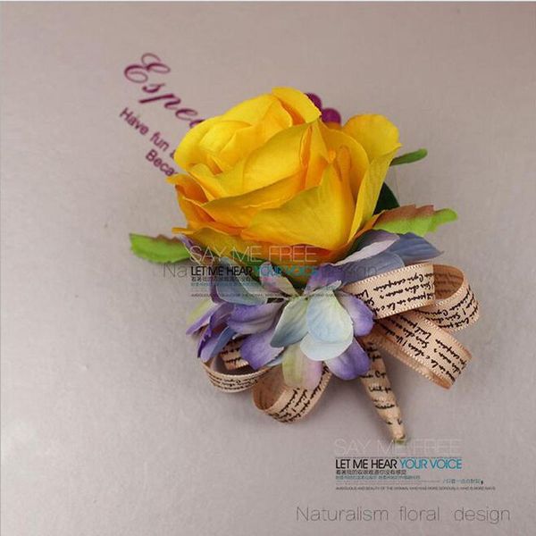 diy creative yellow rose corsage&wrist flowers groomsman article wedding party decorative corsage and wrist & wreaths
diy creative yellow rose corsage&wrist flowers groomsman article wedding party decorative corsage and wrist & wreaths