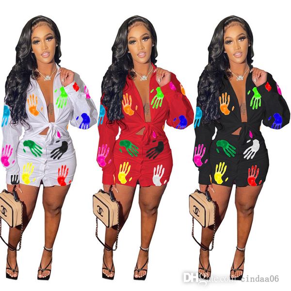 women two piece dress casual printed dresses fashion button long sleeve mini skirt suit, White
women two piece dress casual printed dresses fashion button long sleeve mini skirt suit, White