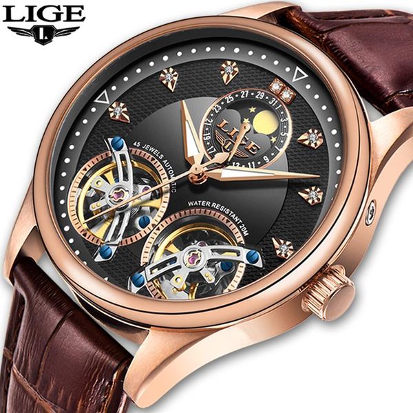 wristwatches reloj lige men watch mechanical tourbillon luxury fashion brand leather male sport watches automatic relogio masculino, Slivery;brown
wristwatches reloj lige men watch mechanical tourbillon luxury fashion brand leather male sport watches automatic relogio masculino, Slivery;brown