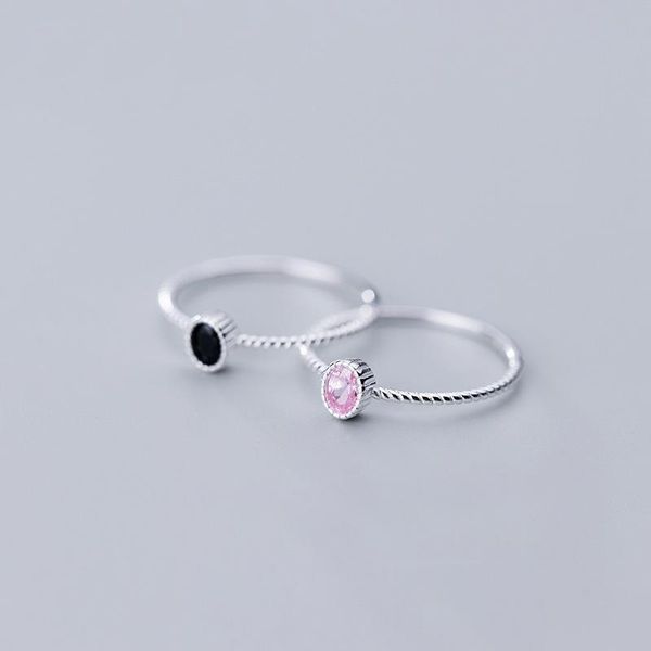 genuine 925 sterling silver single zircon rings simple pink and black stone stackable ring fine jewelry cluster, Golden;silver
genuine 925 sterling silver single zircon rings simple pink and black stone stackable ring fine jewelry cluster, Golden;silver