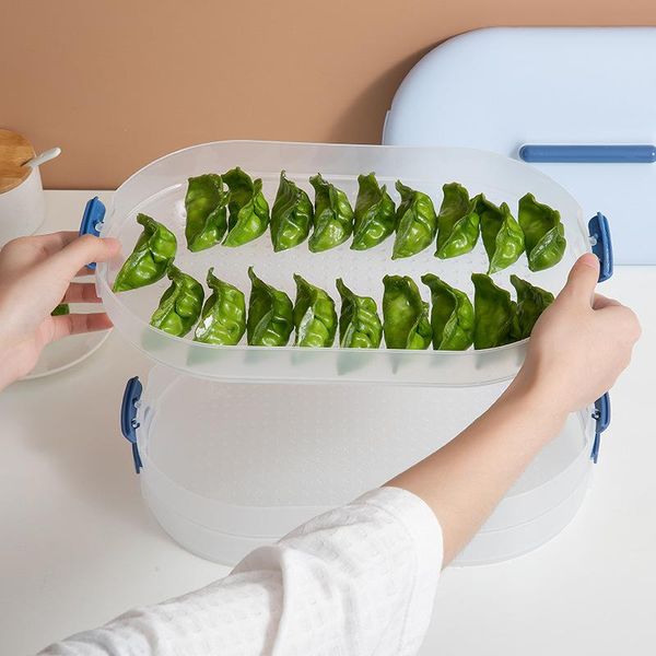 storage bottles & jars kitchen large size dumpling box capacity multi-layer refrigerator preservation tray container
storage bottles & jars kitchen large size dumpling box capacity multi-layer refrigerator preservation tray container
