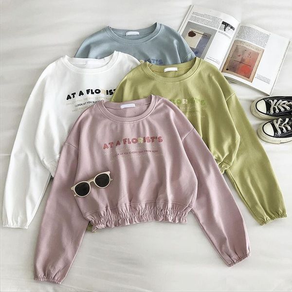 hoodies autumn letter print sweatshirt women korean style loose elastic waist long sleeve o -neck pullover female pink blue green t, Black
hoodies autumn letter print sweatshirt women korean style loose elastic waist long sleeve o -neck pullover female pink blue green t, Black