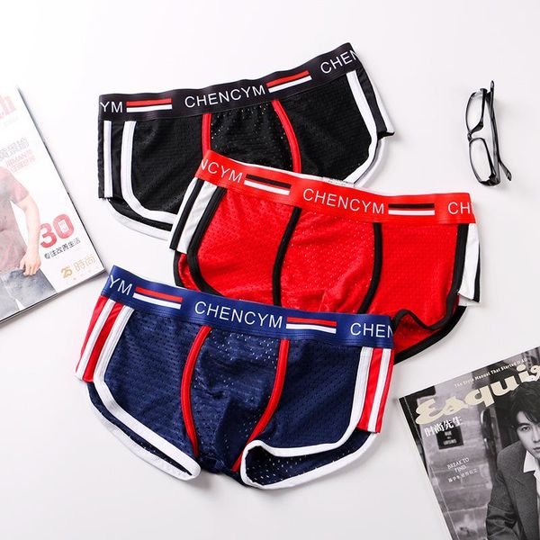 underpants mesh men's underwear, fashionable boxer pants, korean version, breathable, close fitting and comfortable pants in summer, Black;white
underpants mesh men's underwear, fashionable boxer pants, korean version, breathable, close fitting and comfortable pants in summer, Black;white