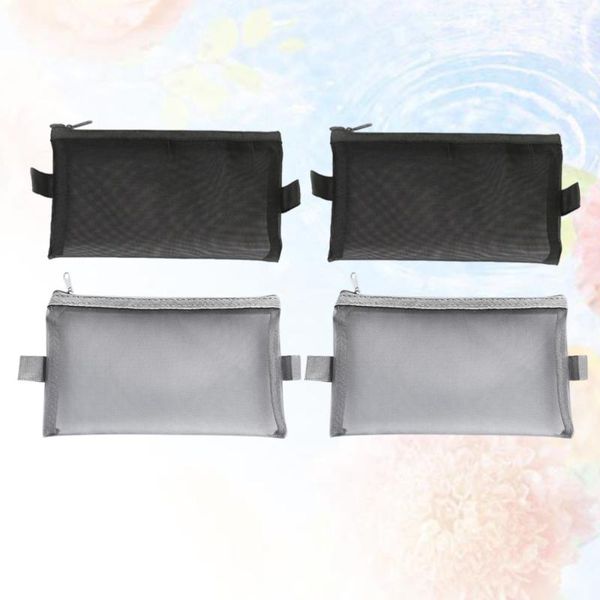 4pcs large capacity mesh pencil pouch portable zipper stationery bag (large size black/gray, 2 for each) bags
4pcs large capacity mesh pencil pouch portable zipper stationery bag (large size black/gray, 2 for each) bags