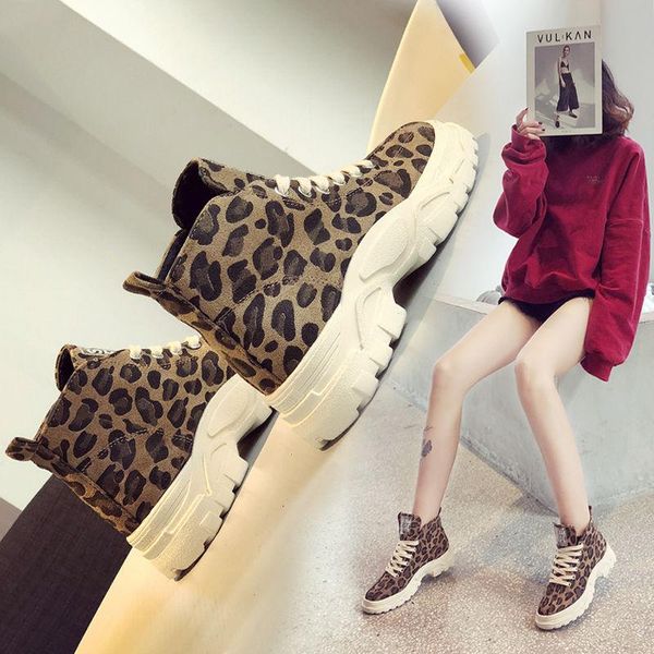 winter leopard print ins high short boots women thick-soled korean fashion all-match student, Black
winter leopard print ins high short boots women thick-soled korean fashion all-match student, Black