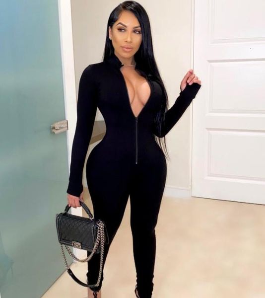 fashion jumpsuit women leggings tights one piece set design zipper yoga gym jogging casual releasing lady stylist lu long sleeve pants, Black
fashion jumpsuit women leggings tights one piece set design zipper yoga gym jogging casual releasing lady stylist lu long sleeve pants, Black