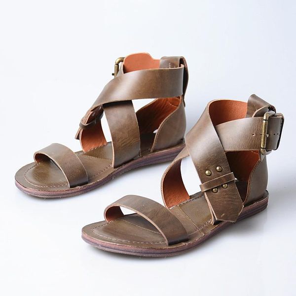 retro summer women flat sandals beach shoes woman genuine leather female casual flats sandalias mujer footwear, Black
retro summer women flat sandals beach shoes woman genuine leather female casual flats sandalias mujer footwear, Black