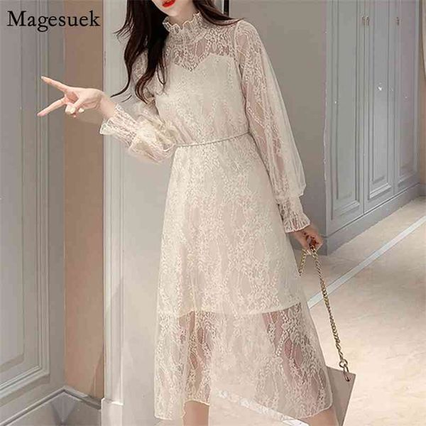 long sleeve spring summer dress stand collar lace floral women elegant sweet office lady midi es vestidos 12530 210512, Black;gray
long sleeve spring summer dress stand collar lace floral women elegant sweet office lady midi es vestidos 12530 210512, Black;gray