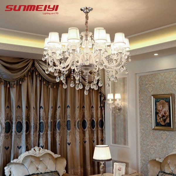 chandeliers ysn modern clear crystal led chandelier lighting dining room el lustres de cristal large with white lampshade
chandeliers ysn modern clear crystal led chandelier lighting dining room el lustres de cristal large with white lampshade