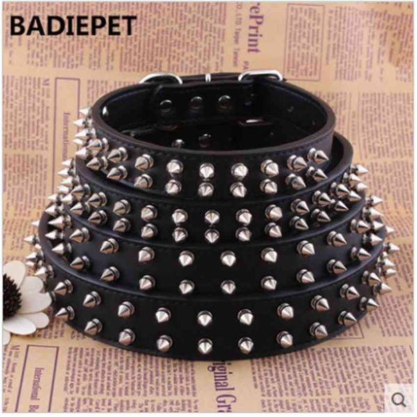 factory send brand neck protection black thorn point leather with blunt nail rivet collar large and medium dog
factory send brand neck protection black thorn point leather with blunt nail rivet collar large and medium dog
