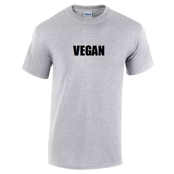 Vegan Cotton T-shirt Shirt Blue Red Black White Gray Funny Vegetarian S - 5XL, White;black
Vegan Cotton T-shirt Shirt Blue Red Black White Gray Funny Vegetarian S - 5XL, White;black