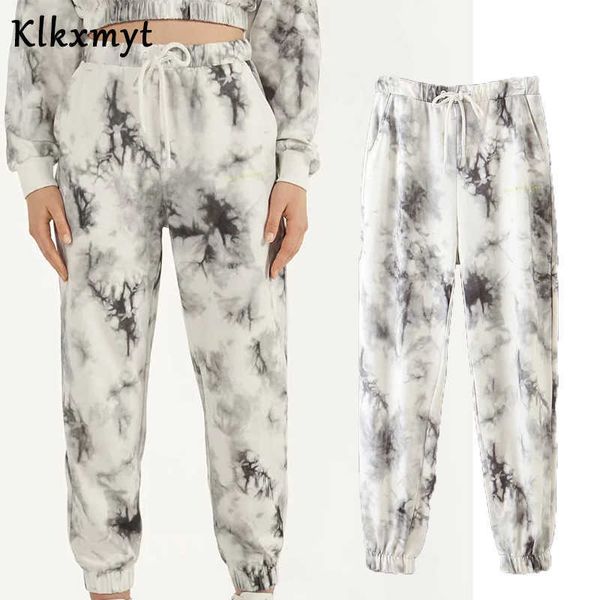 klkxmyt high street vintage waist tie-dye print jogging trousers women pantalones mujer pantalon femme 210527, Black;white
klkxmyt high street vintage waist tie-dye print jogging trousers women pantalones mujer pantalon femme 210527, Black;white