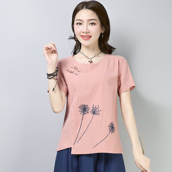 ladies chinese summer blouses 2021 traditional chinese clothing print vintage t shirt chinese style clothing women 12482, Red
ladies chinese summer blouses 2021 traditional chinese clothing print vintage t shirt chinese style clothing women 12482, Red
