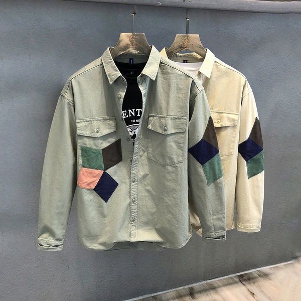 men's suits & blazers japanese casual work male shirt vintage youth versatile contrast loose jackets for man zybn, White;black
men's suits & blazers japanese casual work male shirt vintage youth versatile contrast loose jackets for man zybn, White;black