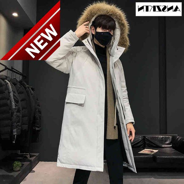 new men's down arrivals anszktn jacket with big real fur collar warm parka -30 degrees men casual waterproof winter coat, Black
new men's down arrivals anszktn jacket with big real fur collar warm parka -30 degrees men casual waterproof winter coat, Black