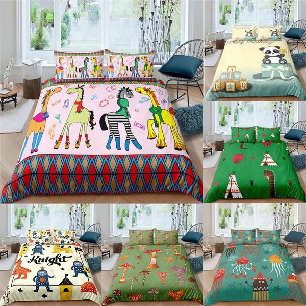 bedding sets cartoon cute kids 3d set giraffe panda soft duvet cover with pillowcase full single double king size home decor
bedding sets cartoon cute kids 3d set giraffe panda soft duvet cover with pillowcase full single double king size home decor