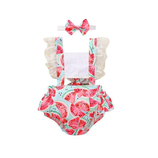 jumpsuits 0-18m cute born baby girl ruffles sleeveless lace watermelon print summer romper jumpsuit headband 2pcs outfits clothes, Blue
jumpsuits 0-18m cute born baby girl ruffles sleeveless lace watermelon print summer romper jumpsuit headband 2pcs outfits clothes, Blue