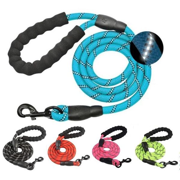 1.5m night reflective dog sling color pet leash nylon durable walking training traction rope with collars & leashes
1.5m night reflective dog sling color pet leash nylon durable walking training traction rope with collars & leashes