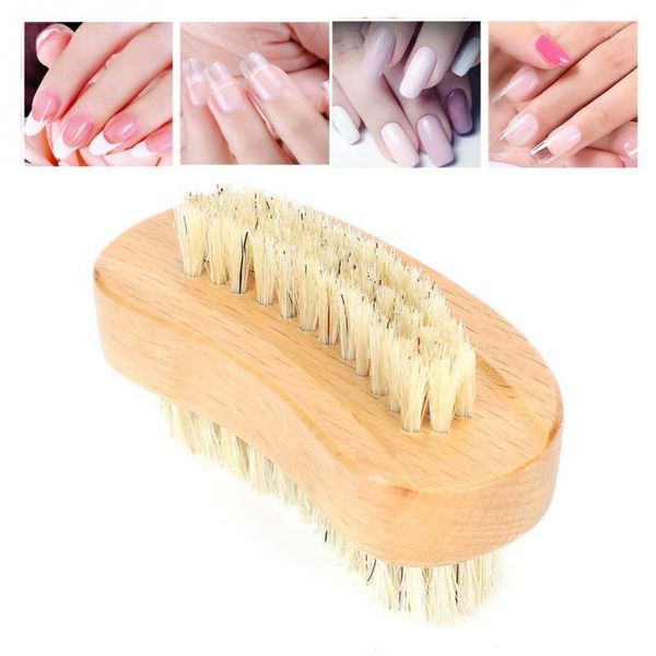natural beech double-sided nail brush remove dead skin cutin manicure tool1, Silver 
natural beech double-sided nail brush remove dead skin cutin manicure tool1, Silver