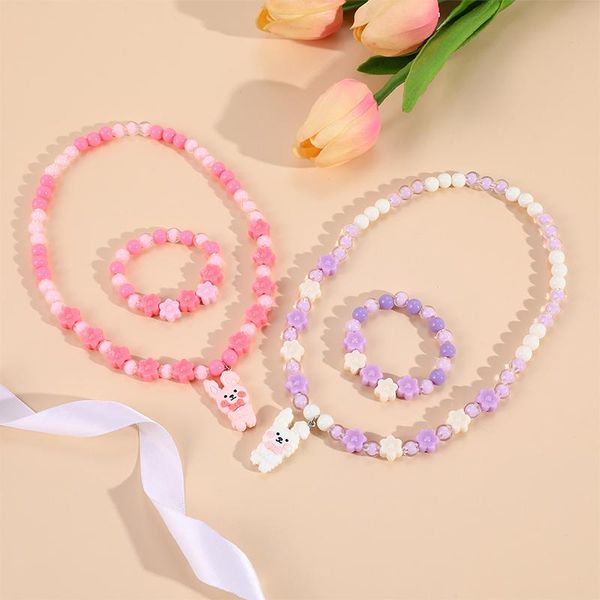 earrings & necklace rainbow cute cartoon rabbits flower animal child sweater bracelet sets girl's gifts children kids birthday gift jew, Silver
earrings & necklace rainbow cute cartoon rabbits flower animal child sweater bracelet sets girl's gifts children kids birthday gift jew, Silver