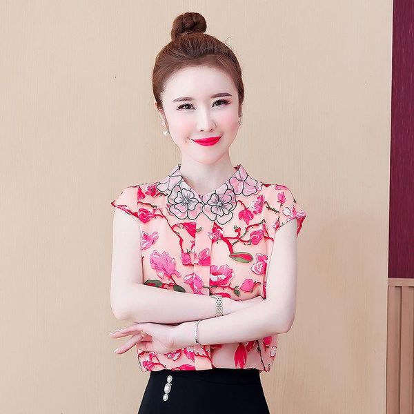 women's blouses & shirts floral chiffon shirt ladies spring and summer 2021 fashion sleeveless western casual all-match blouse women, White
women's blouses & shirts floral chiffon shirt ladies spring and summer 2021 fashion sleeveless western casual all-match blouse women, White