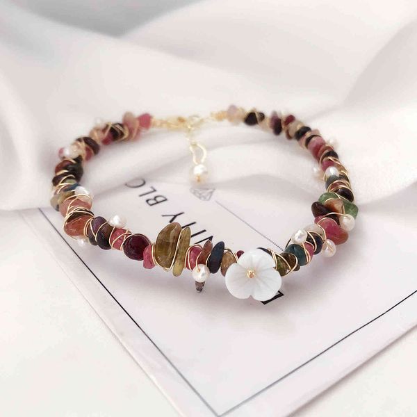 bracelets designer hand wound tourmaline broken crystal women's literature and art small fresh bracelet personality fashion 14k gold-pl, Black
bracelets designer hand wound tourmaline broken crystal women's literature and art small fresh bracelet personality fashion 14k gold-pl, Black