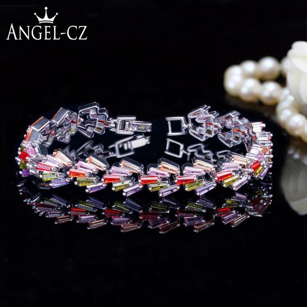 romantic silver color jewelry pave baguette cubic zirconia women multi bracelets bangles for wedding ab119 link, chain, Black
romantic silver color jewelry pave baguette cubic zirconia women multi bracelets bangles for wedding ab119 link, chain, Black