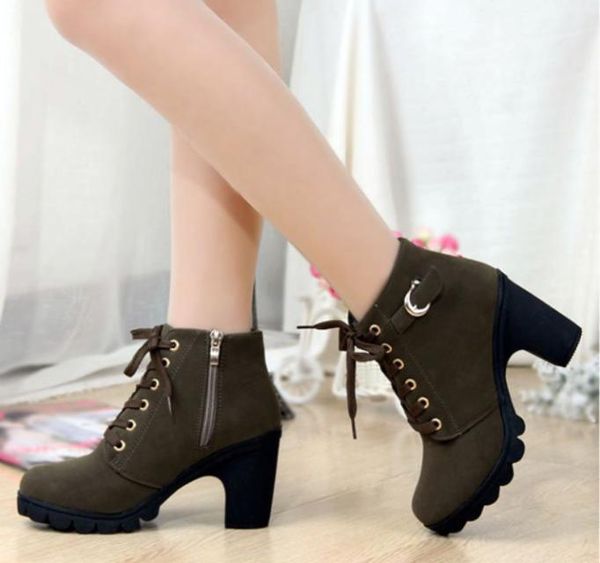 boots thick women's up high fashion heeled short, Black 
boots thick women's up high fashion heeled short, Black