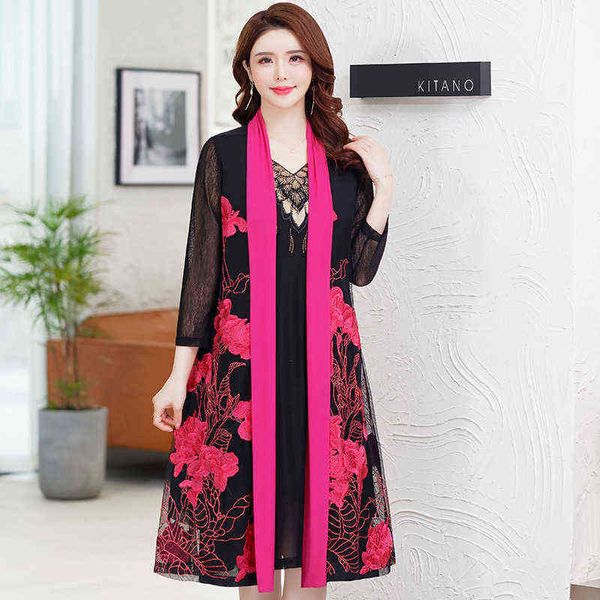 summer medium and long embroidered cardigan for middle-aged elderly thin shawl printed loose large sunscreen shirt, Black;white
summer medium and long embroidered cardigan for middle-aged elderly thin shawl printed loose large sunscreen shirt, Black;white