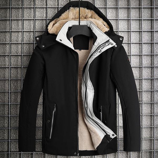 men's jackets 2021 winter fleece warm jacket men hooded windbreaker zipper outwear large size thicken casual thermal coat 7xl, Black;brown
men's jackets 2021 winter fleece warm jacket men hooded windbreaker zipper outwear large size thicken casual thermal coat 7xl, Black;brown