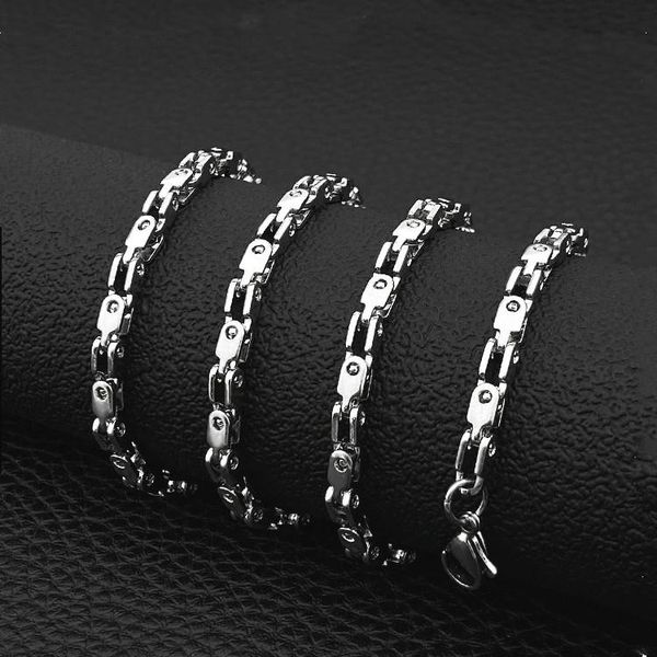 chains fashion trend men's titanium steel bicycle chain necklace stainless jewelry, Silver
chains fashion trend men's titanium steel bicycle chain necklace stainless jewelry, Silver
