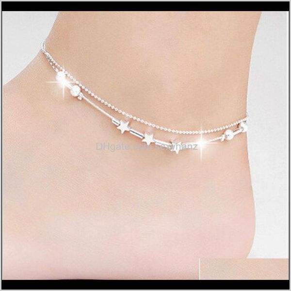drop delivery 2021 wholesale fashion women bracelet sier beads anklets little star ankle chain boot foot jewelry p4vc0, Red;blue
drop delivery 2021 wholesale fashion women bracelet sier beads anklets little star ankle chain boot foot jewelry p4vc0, Red;blue
