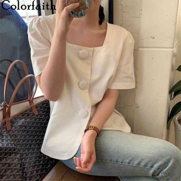 women's summer blouses shirts square collar single breasted casual cotton and linen puff sleeve bl7843 210427, White
women's summer blouses shirts square collar single breasted casual cotton and linen puff sleeve bl7843 210427, White