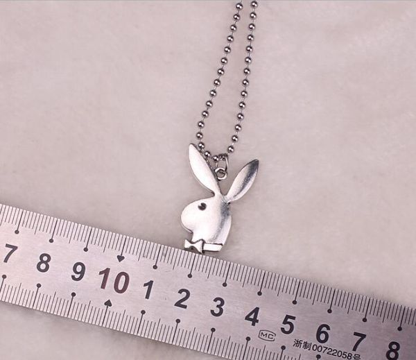 pendant necklaces 2021 fashion play boy cute long ear charm women necklace party jewelry collier femme e girl chains, Silver
pendant necklaces 2021 fashion play boy cute long ear charm women necklace party jewelry collier femme e girl chains, Silver