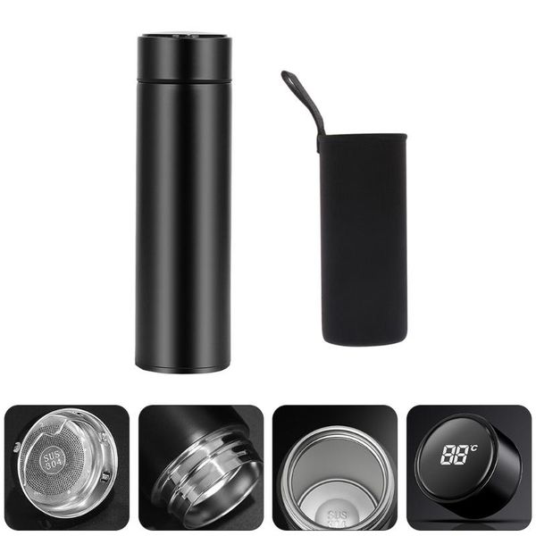 water bottles stainless steel vacuum mug led displayed insulation cup with cover (black)
water bottles stainless steel vacuum mug led displayed insulation cup with cover (black)